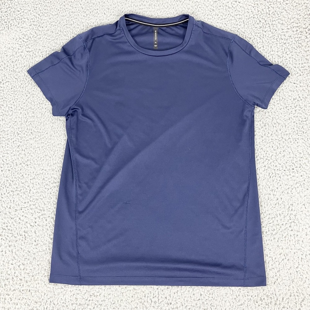 Ten Thousand Shirt Mens XL Blue Lightweight Short Sleeve Performance Running Gym